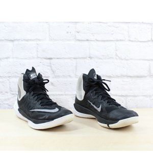 Nike Prime Hype DF II Black White Mesh Breathable Basketball Shoes Size 6